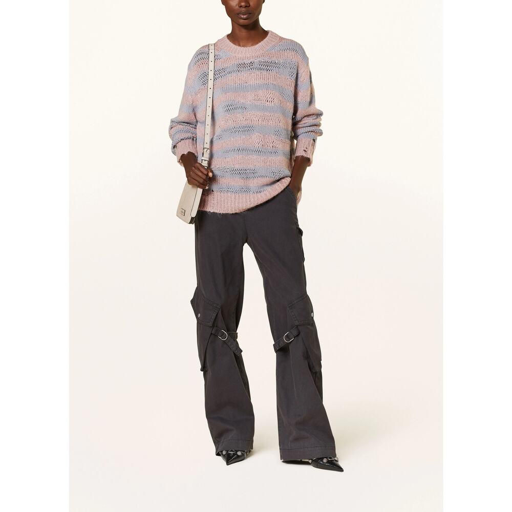 Acne Studios Potina Cargo Trousers Size 36 Charcoal Gray Cotton Punk Grunge - Picture 5 of 16